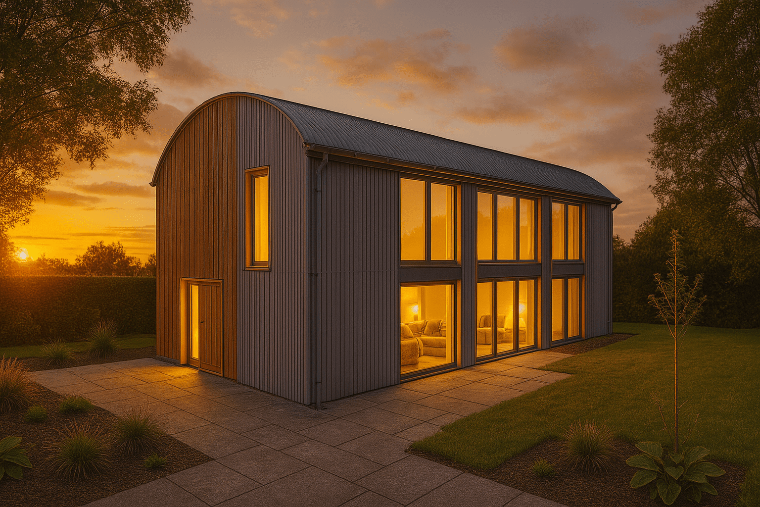 Dutch barn conversion Staffordshire