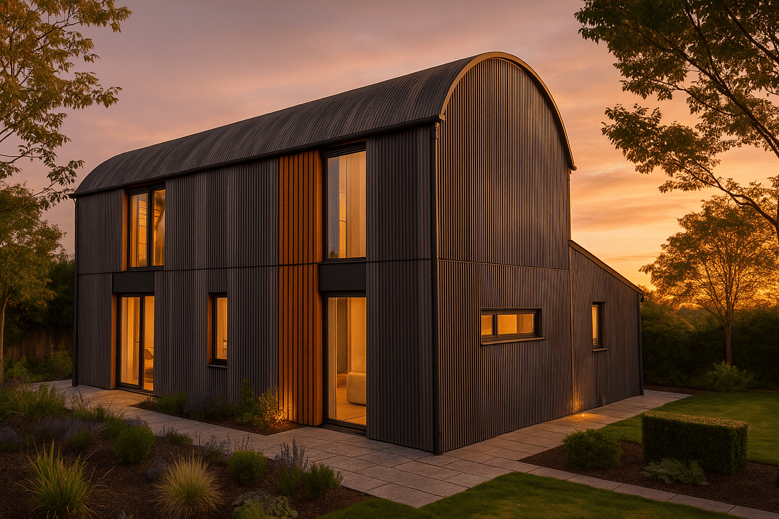 Dutch barn conversion near Ludlow