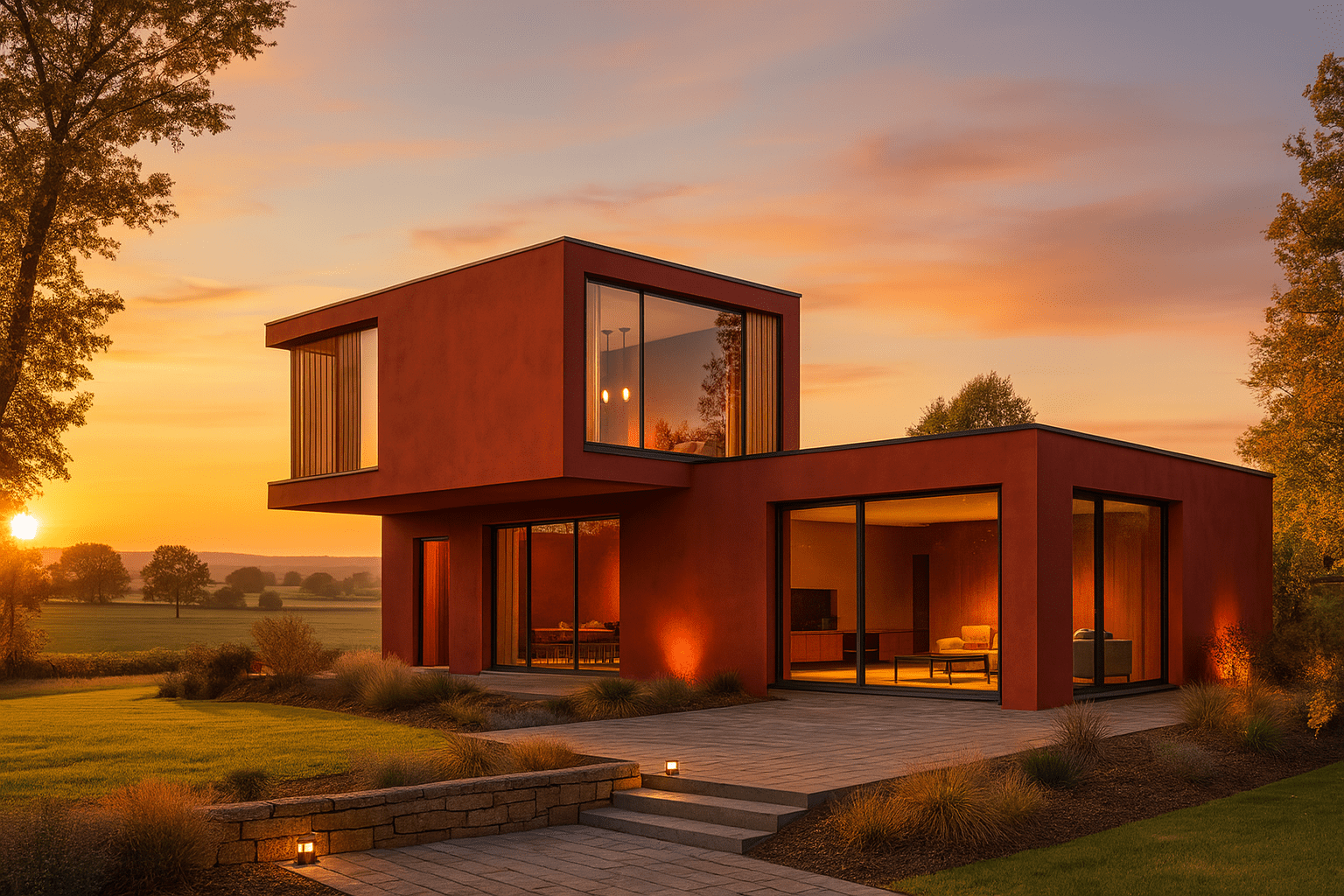Red Render House SelfBuild Paragraph 84e