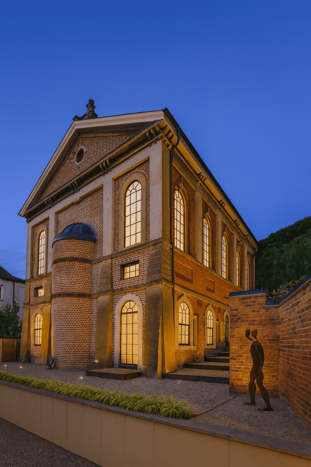 The Chapel Malvern Rear Nighttime