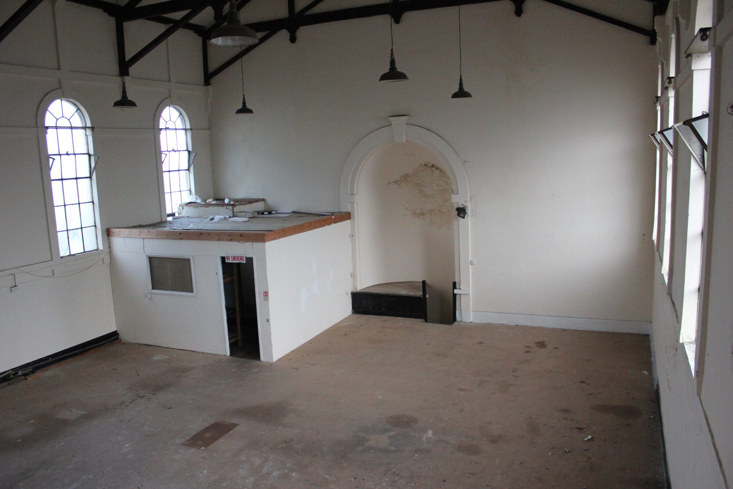 The Chapel Malvern - Dilapidated state interior
