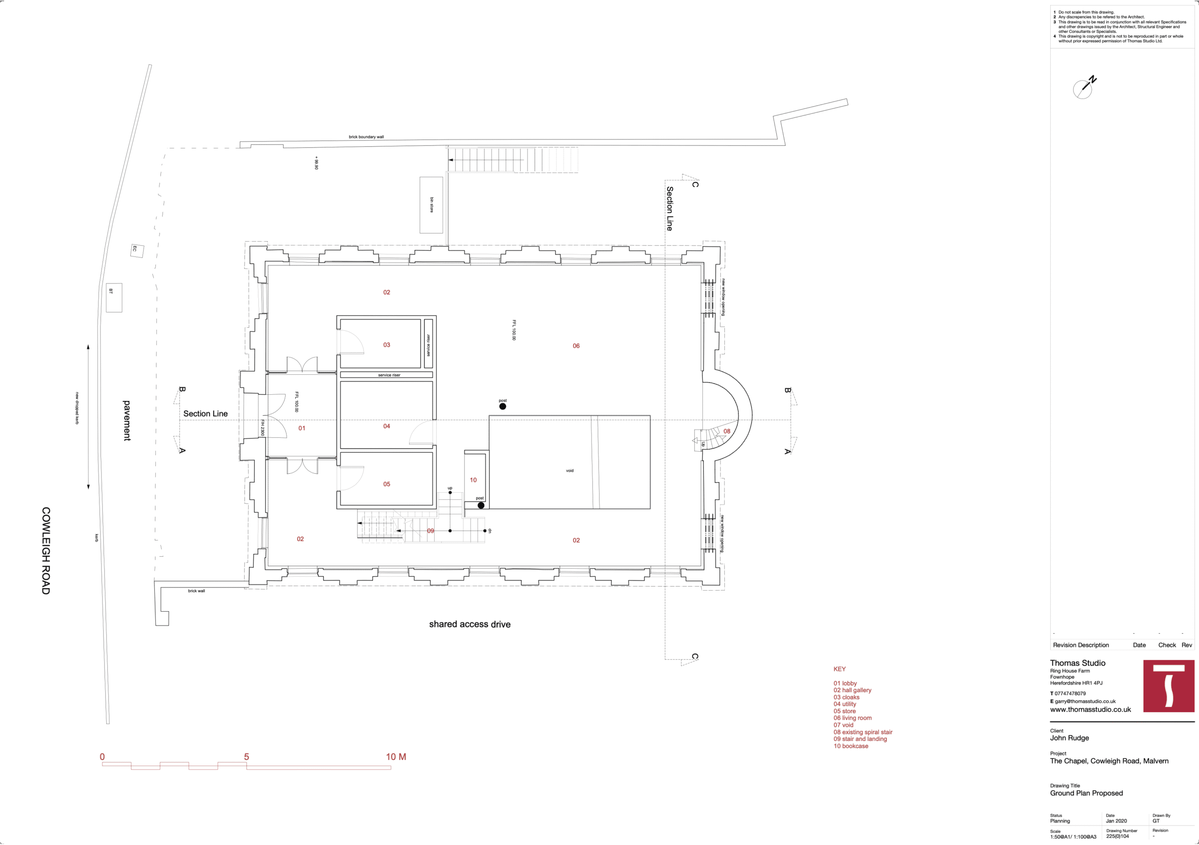 The Chapel Malvern UpperGround Thomas Studio