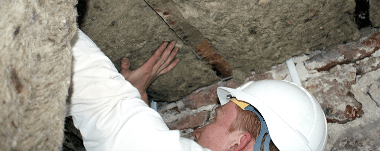 Thomas studio installs Thermafleece ceiling install