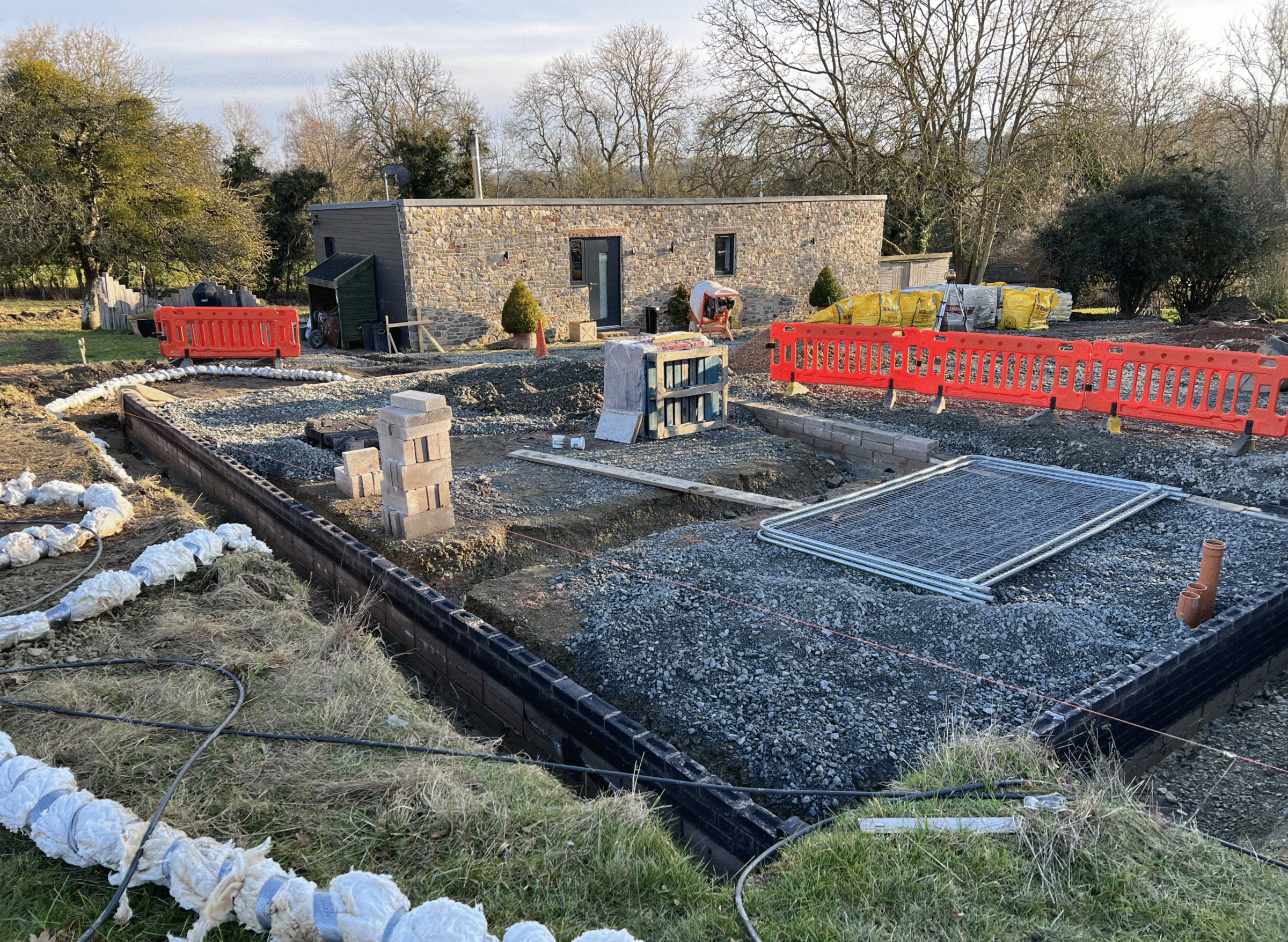 Chestnuts Garage GroundWorks