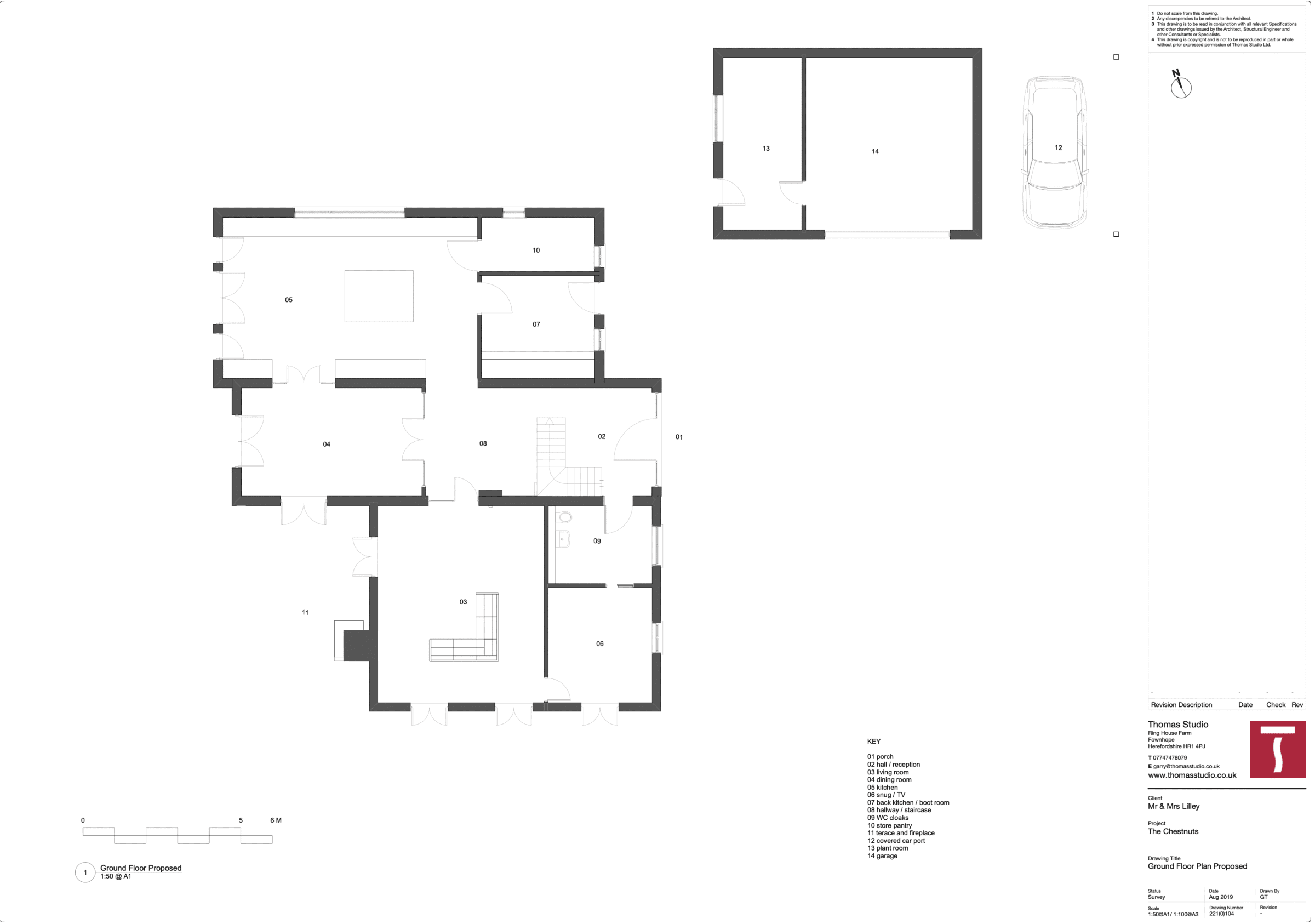 Chestnuts Ground Floor Plan